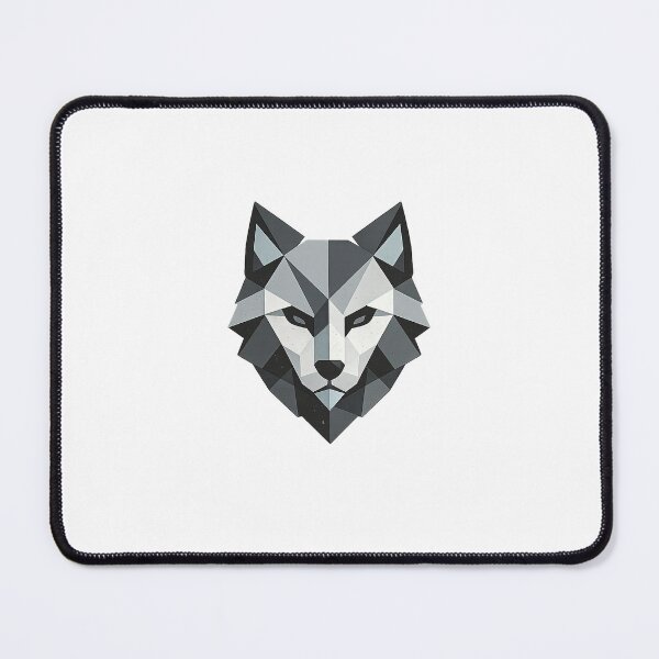 Item preview, Geometric Hex Wolf Head Minimal designed and sold by Anantha's Studio.