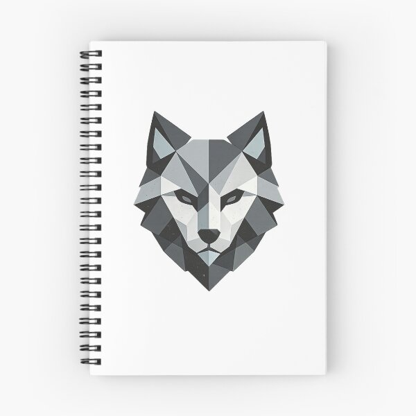 Item preview, Geometric Hex Wolf Head Minimal designed and sold by Anantha's Studio.