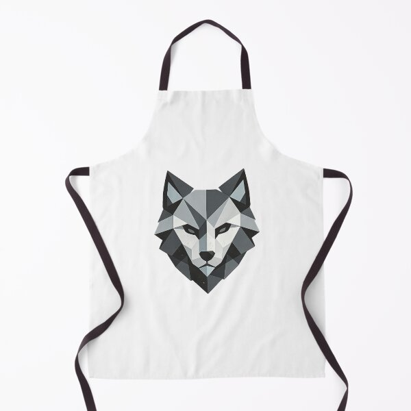 Item preview, Geometric Hex Wolf Head Minimal designed and sold by Anantha's Studio.