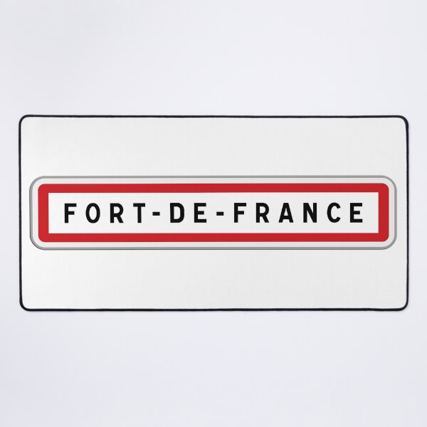Item preview, Fort-de-France City Entrance Sign – Martinique, Overseas Territory designed and sold by Panneaux et signalisations - NPOITEVIN.