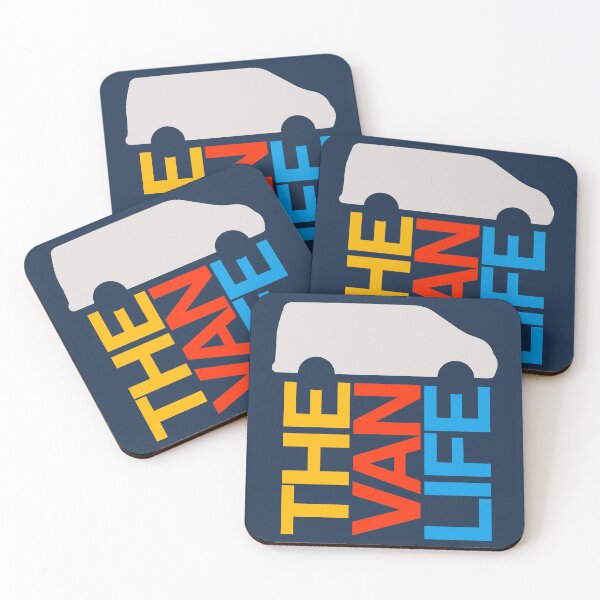 Item preview, van life logo: yellow orange blue off white designed and sold by robnoble.
