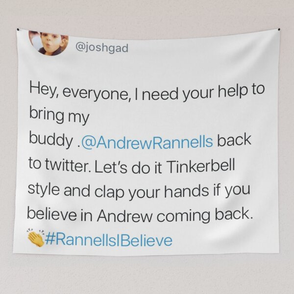 Item preview, JG- "#RannellsIBelieve" designed and sold by Alaina Fritzinger.
