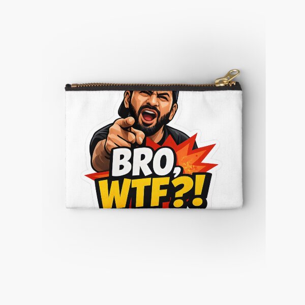 Item preview, BRO WTF Funny Meme Sticker | Viral Reaction Sticker | Sarcastic Humor USA Trend designed and sold by StickoStore.