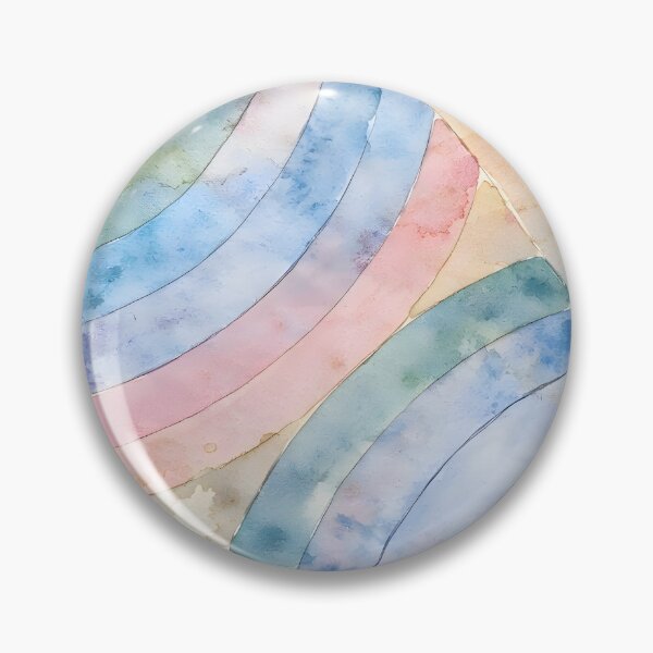 Item preview, Pastel Rainbow Arcs Watercolor Pattern designed and sold by blankTeeShirt.