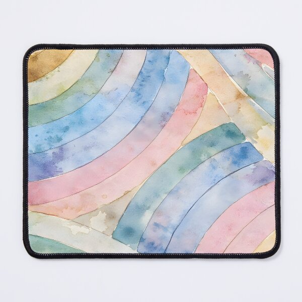 Item preview, Pastel Rainbow Arcs Watercolor Pattern designed and sold by blankTeeShirt.