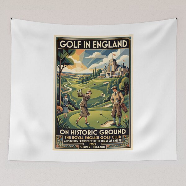 Item preview, Golf in England Surrey 1930 designed and sold by Theodor Decker.
