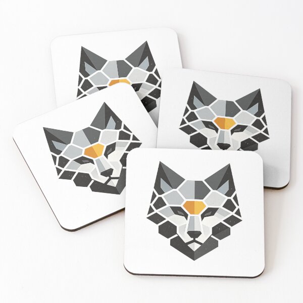 Item preview, Minimal Hex Animal Head Geometry designed and sold by Anantha's Studio.