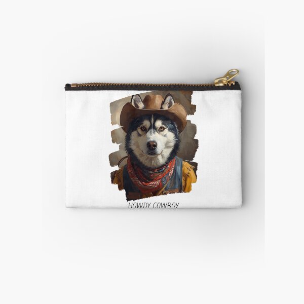 Item preview, Husky Dressed as a Cowboy 'Howdy Cowboy' designed and sold by Soulstar Designs.