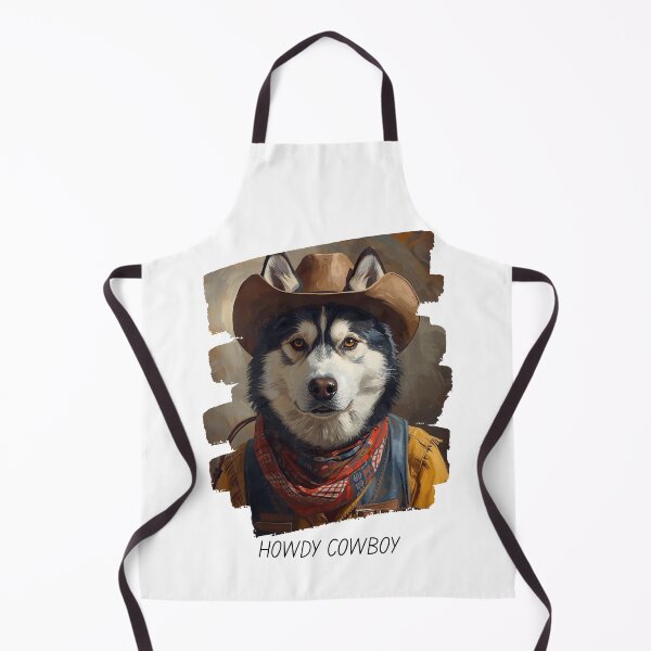 Item preview, Husky Dressed as a Cowboy 'Howdy Cowboy' designed and sold by Soulstar Designs.