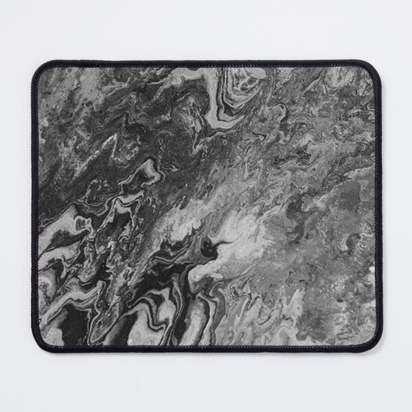 Item preview, Monochrome Marble: Psychedelic Fluid Abstract Art Print, Black and White Acrylic Pour Painting, Greyscale Swirl Texture, Decadent Classy Wall Decor designed and sold by Dominika Brodowska.