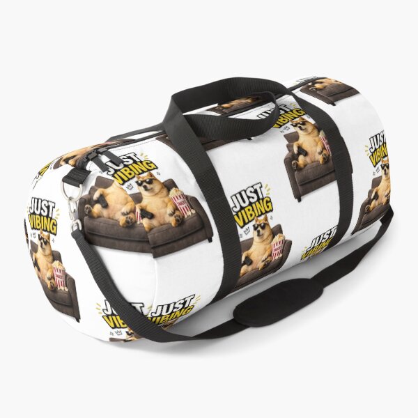 Item preview, Just Vibing Dog Meme designed and sold by Mad World Creations.