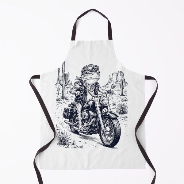 Item preview, Vintage Frog Riding Motorbike Moto Western Cowboy Animal Lover designed and sold by DoodleTortle.