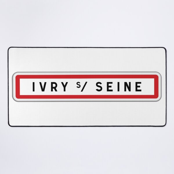 Item preview, Town entrance sign for Ivry-sur-Seine – Val-de-Marne, Île-de-France designed and sold by Panneaux et signalisations - NPOITEVIN.
