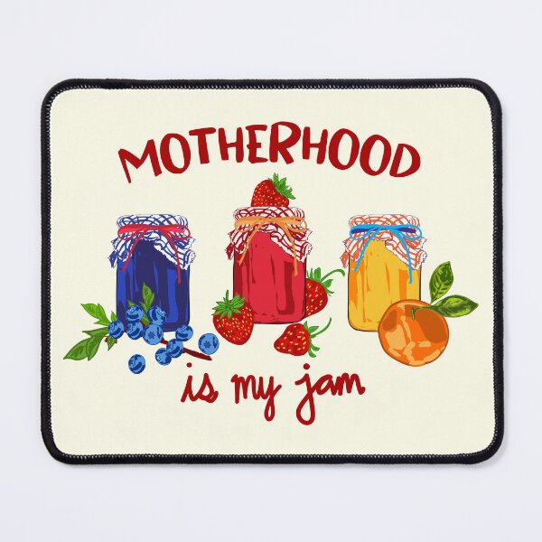Item preview, Motherhood Is My Jam Aesthetic Cute Fruit Vintage Mom Design designed and sold by MaiZephyr.