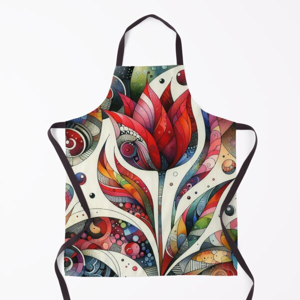 Item preview, Vibrant Geometric Tulip Flower Design designed and sold by purplesensation.