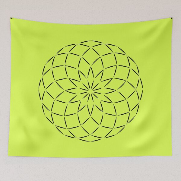 Item preview, Lotus of Life - Special Black Design - Sacred Geometry designed and sold by SebastienLL.