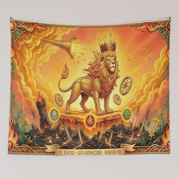 Item preview, medieval alchemy lion designed and sold by RadiantGraphics.