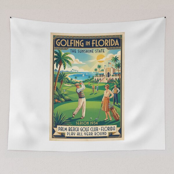 Item preview, Golf in Florida Palm Beach 1934 designed and sold by Theodor Decker.