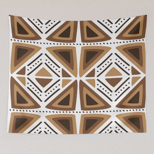 Item preview, Traditional Bogolan Pattern from Mali designed and sold by Wolagno.