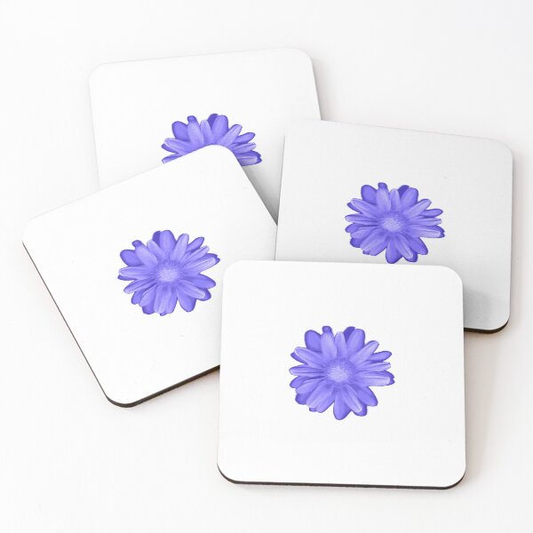 Item preview, Daisy Chrysanthemum Flower Blue designed and sold by Lavender Lemon Haze.
