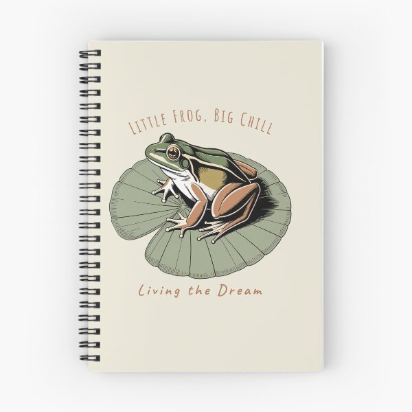 Item preview, Little Frog, Big Chill – Whimsical Cottagecore Frog T-Shirt designed and sold by AlexandraSand.
