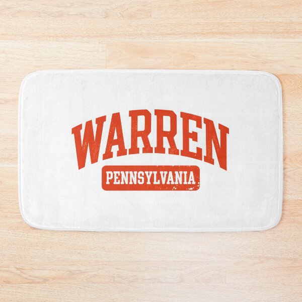 Item preview, Warren Pennsylvania Vintage Retro Collegiate Style designed and sold by MapMyMiles.