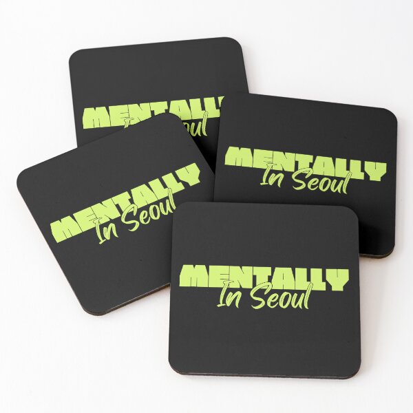 Item preview, mentally in seoul korean aesthetic streetwear typography design designed and sold by RiriPixera.