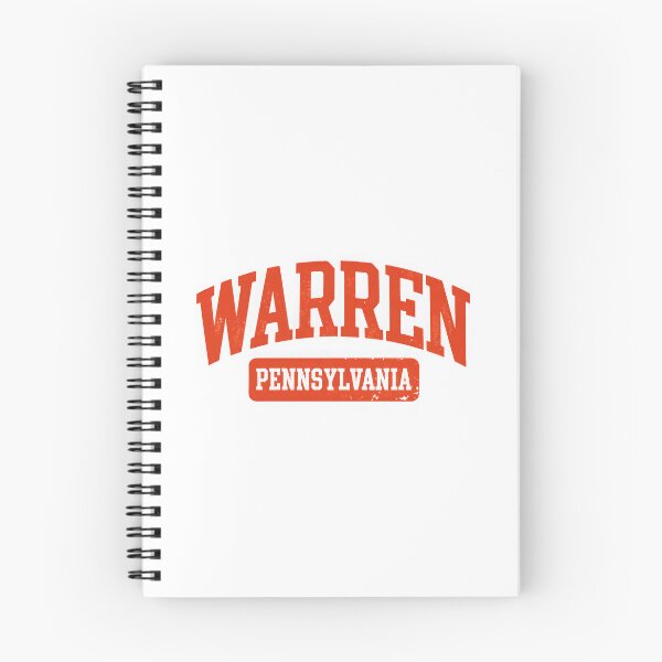 Item preview, Warren Pennsylvania Vintage Retro Collegiate Style designed and sold by MapMyMiles.