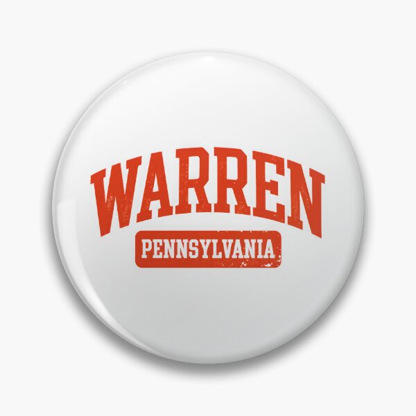 Item preview, Warren Pennsylvania Vintage Retro Collegiate Style designed and sold by MapMyMiles.