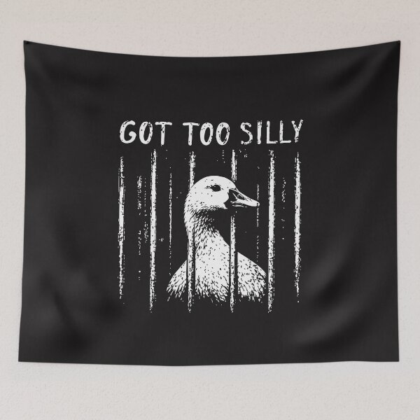 Item preview, Too Silly Goose Funny Meme Goose Jailbird Humor Cute Goose Gift designed and sold by kiralynstration.
