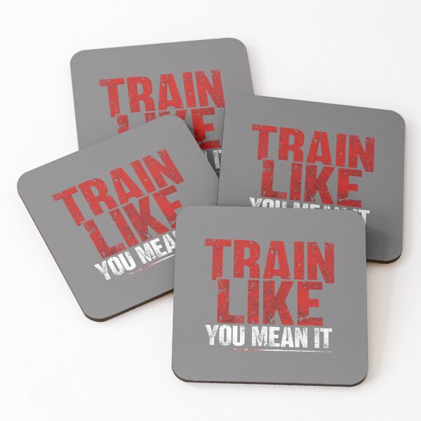 Item preview, Train Like You Mean It | Gym Motivation Workout Intensity Design designed and sold by guchieworldcollection.