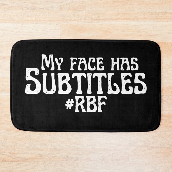 Item preview, My face has subtitles designed and sold by Kcinnik.