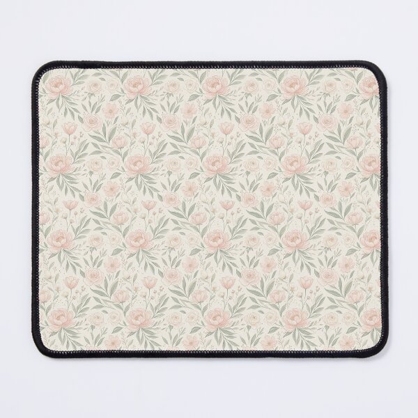 Item preview, Soft Pastel Floral Pattern Elegant A-Line Dress designed and sold by BALAVINISHA.