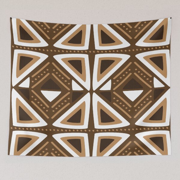 Item preview, Traditional Bogolan Pattern from Mali designed and sold by Wolagno.