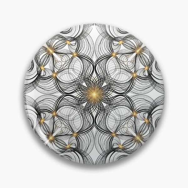 Item preview, Celestial Nexus: Golden Fractal Radiance designed and sold by Peter Veselinović.