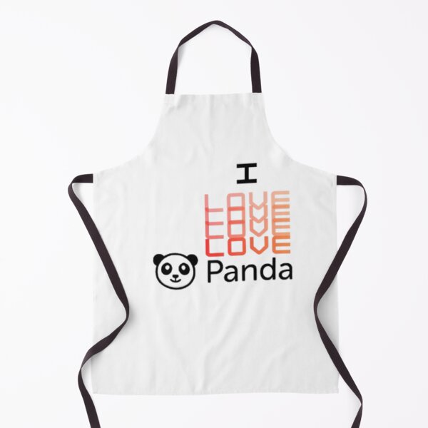 Item preview, I Love Panda Typography Gradient Design | Panda Lover Gift for Her | Cute Panda Graphic Tee designed and sold by SOLIORA ATELIER.