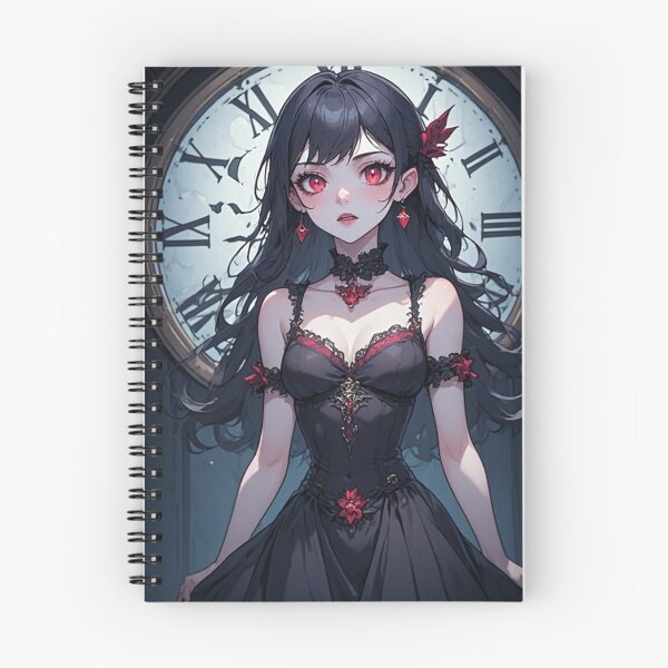 Item preview, Elegant gothic vampire and watch designed and sold by ArtsJulian.