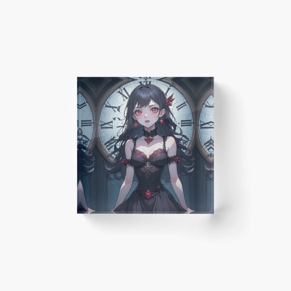Item preview, Elegant gothic vampire and watch designed and sold by ArtsJulian.