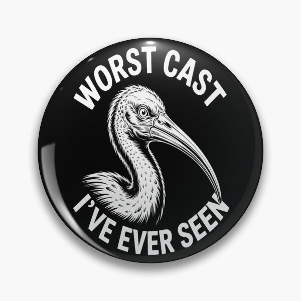 Item preview, Worst Cast Bin Chicken Fishing Design designed and sold by stickercuffs.