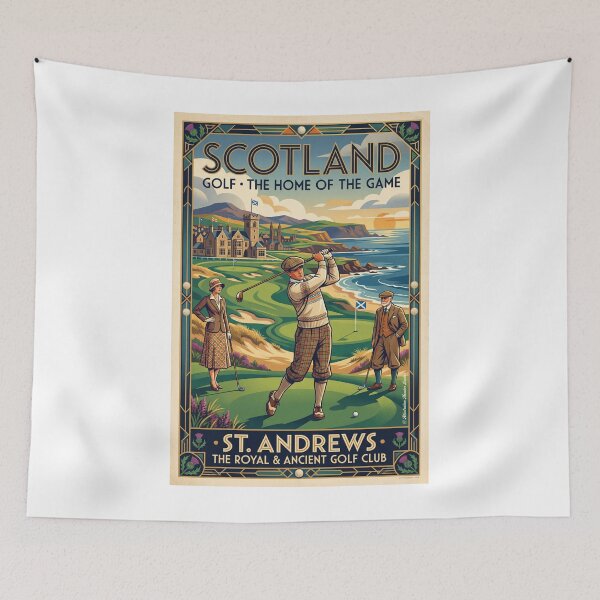 Item preview, Golf in Scotland Ancient designed and sold by Theodor Decker.