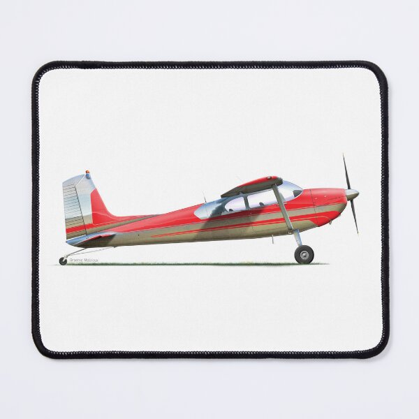 Item preview, CESSNA 180A SKYWAGON designed and sold by Grubby Fingers Aircraft Illustration.