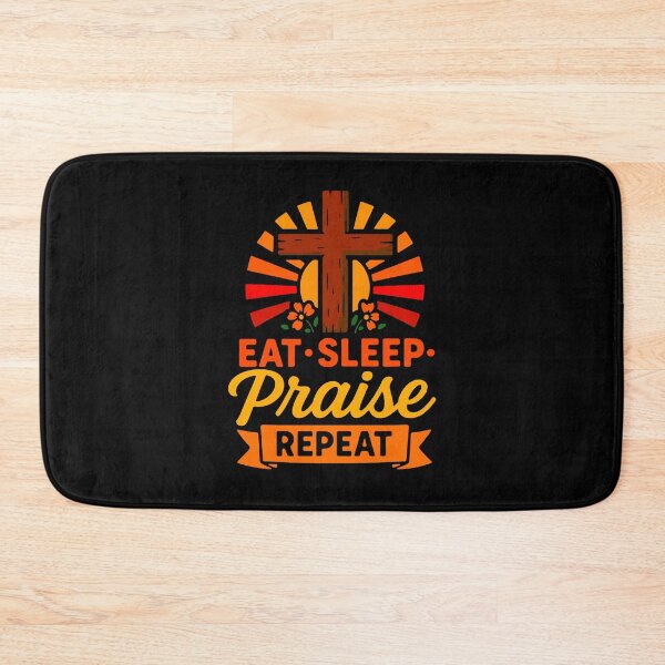 Item preview, Eat Sleep Praise Repeat  designed and sold by plushism.