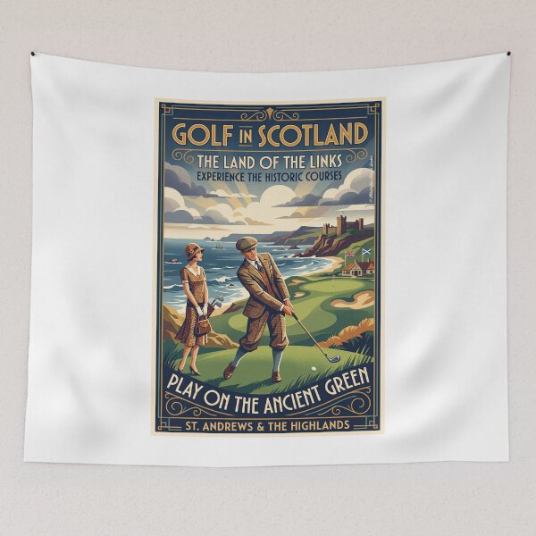 Item preview, Golf in Scotland Highlands designed and sold by Theodor Decker.