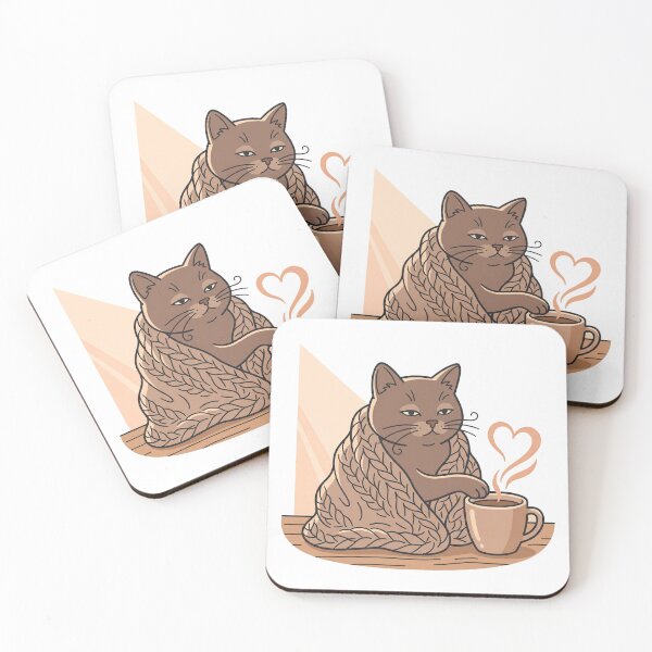 Item preview, Grumpy Cat Barista Coffee Lover Gifts Espresso Less Depresso Cat designed and sold by KisstyCats Studio.
