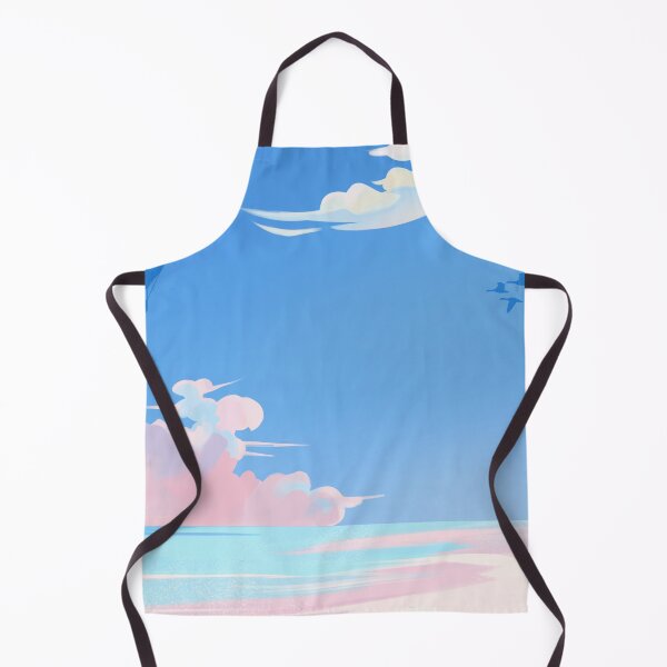 Item preview, Minimal Pastel Sky and Ocean Aesthetic Background | Soft Dreamy Landscape Illustration designed and sold by NA-art725.