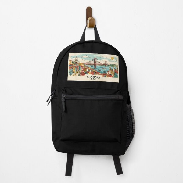 Item preview, Lisbon Cityscape Sketch - Charming Illustration of Portugal designed and sold by Paulocdias.