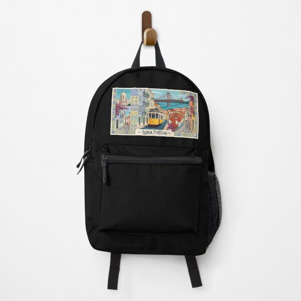 Item preview, Lisbon Souvenir Collage - Portuguese Tram and City Landmarks designed and sold by Paulocdias.