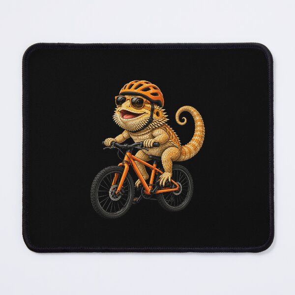 Item preview, Bearded Dragon On A Bicycle designed and sold by zoes-ink.