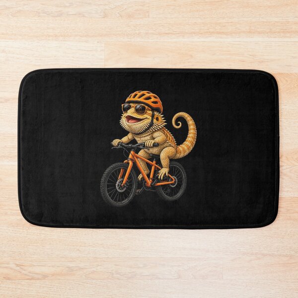 Item preview, Bearded Dragon On A Bicycle designed and sold by zoes-ink.