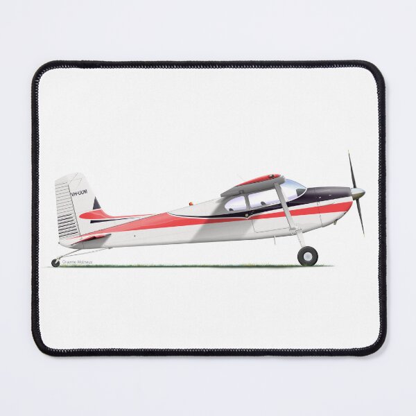 Item preview, CESSNA 180A SKYWAGON designed and sold by Grubby Fingers Aircraft Illustration.